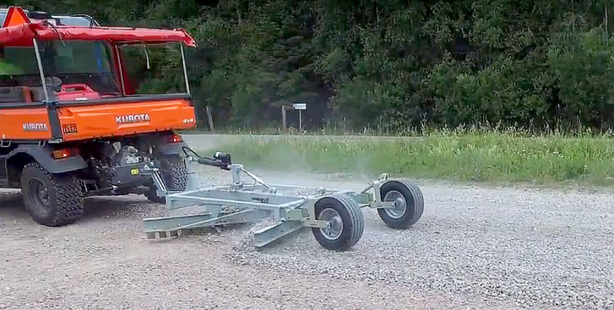 Nöjd kund med en ny Vägsladd YVP 165 ATV