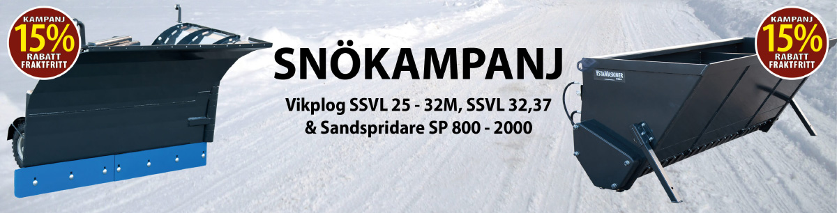 Förlängd kampanj på vikplogar och sandspridare