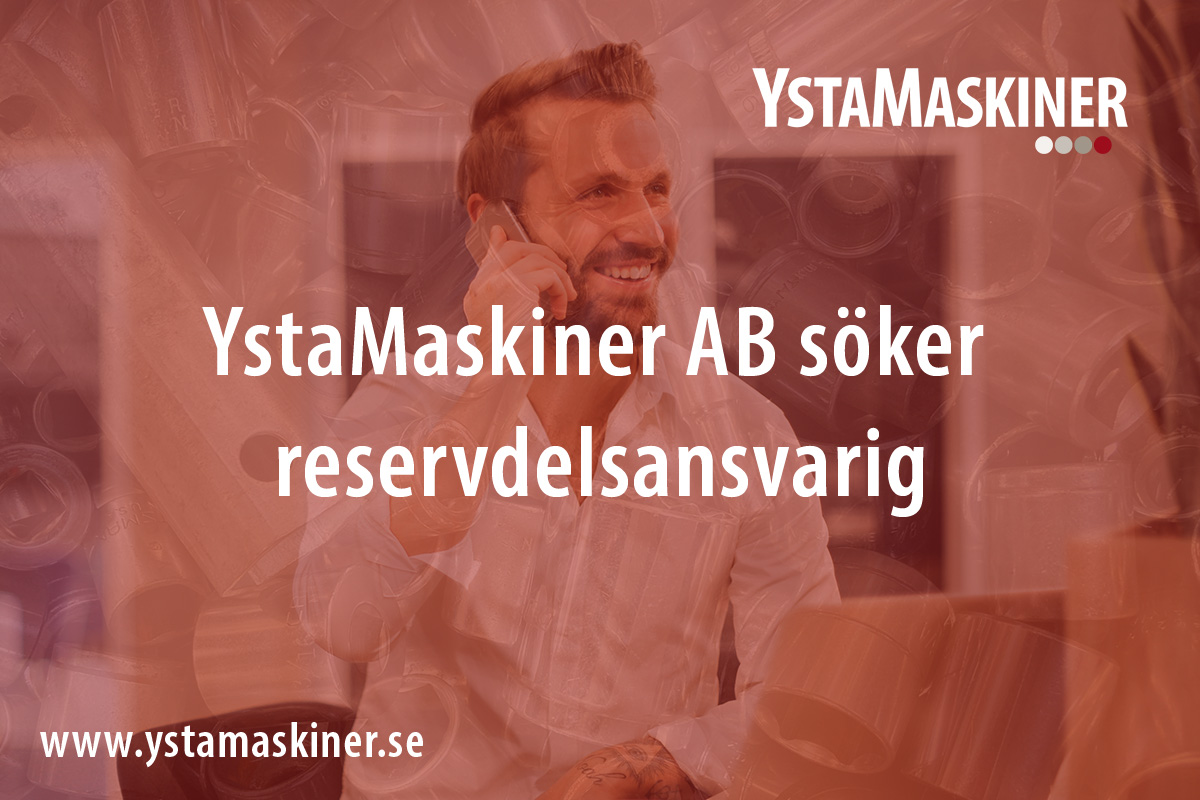 Vi söker reservdelsansvarig