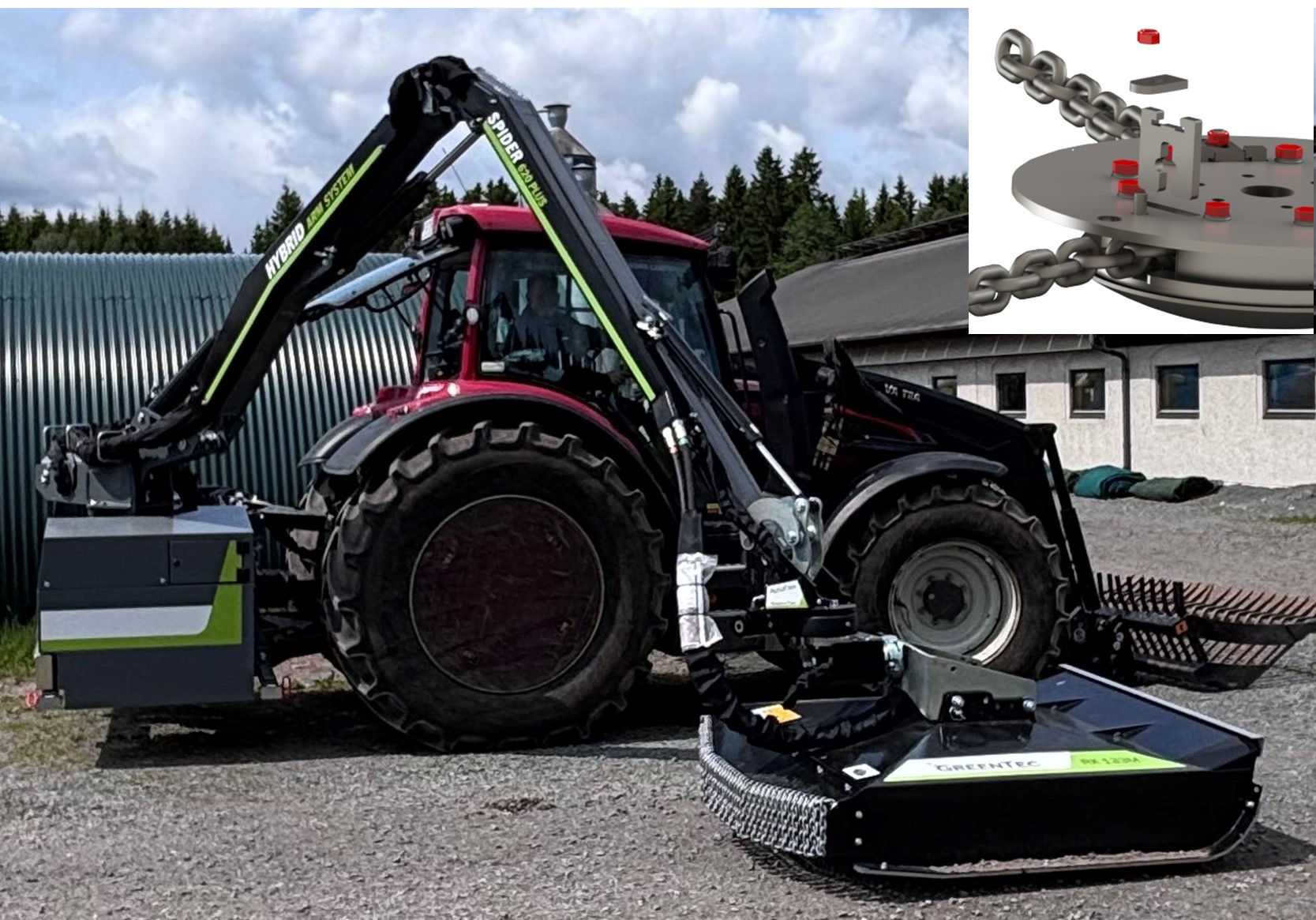 Kättinghuvud Greentec RX 133M - Bild 3