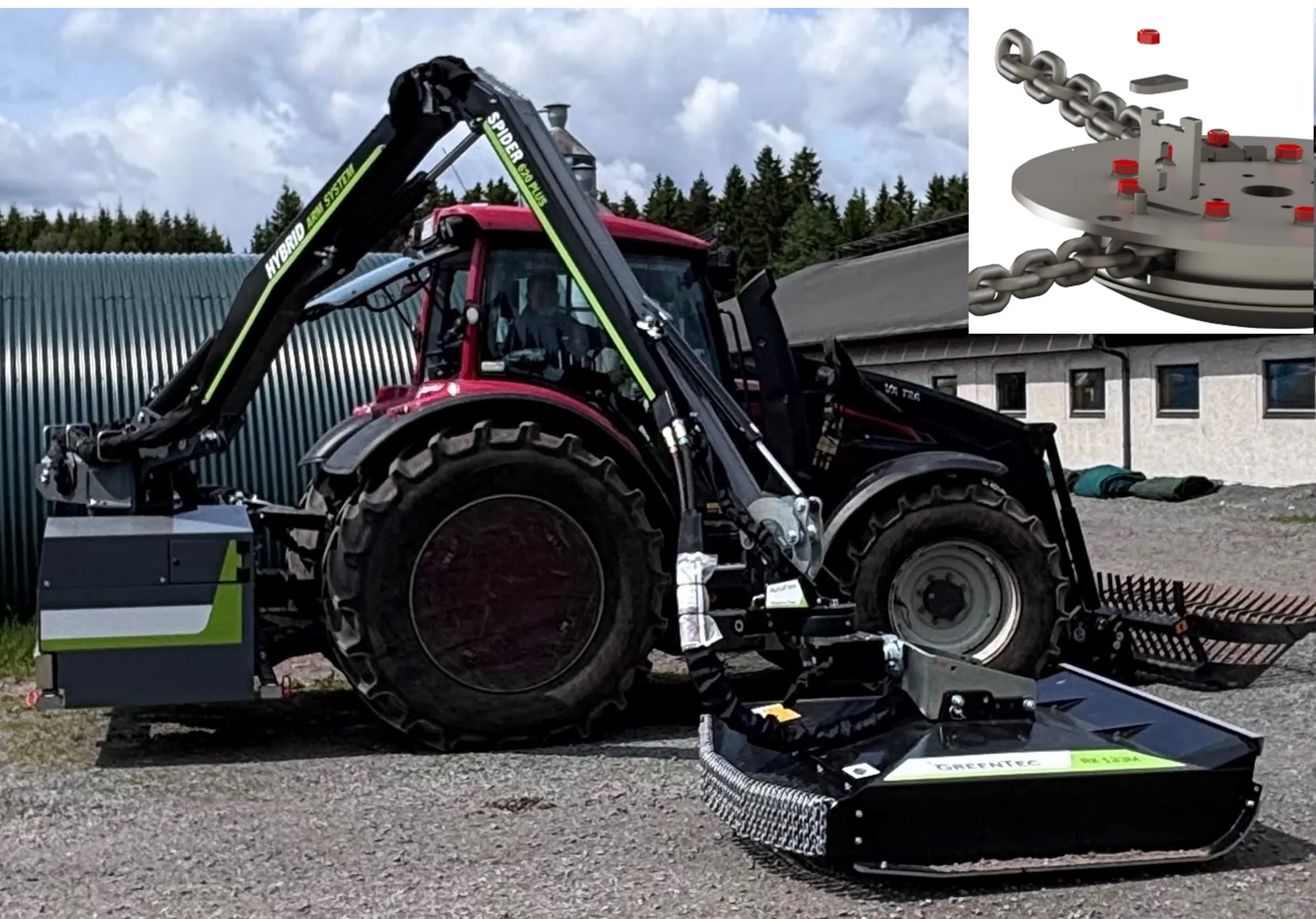 Kättinghuvud Greentec RX 133M - Bild 3